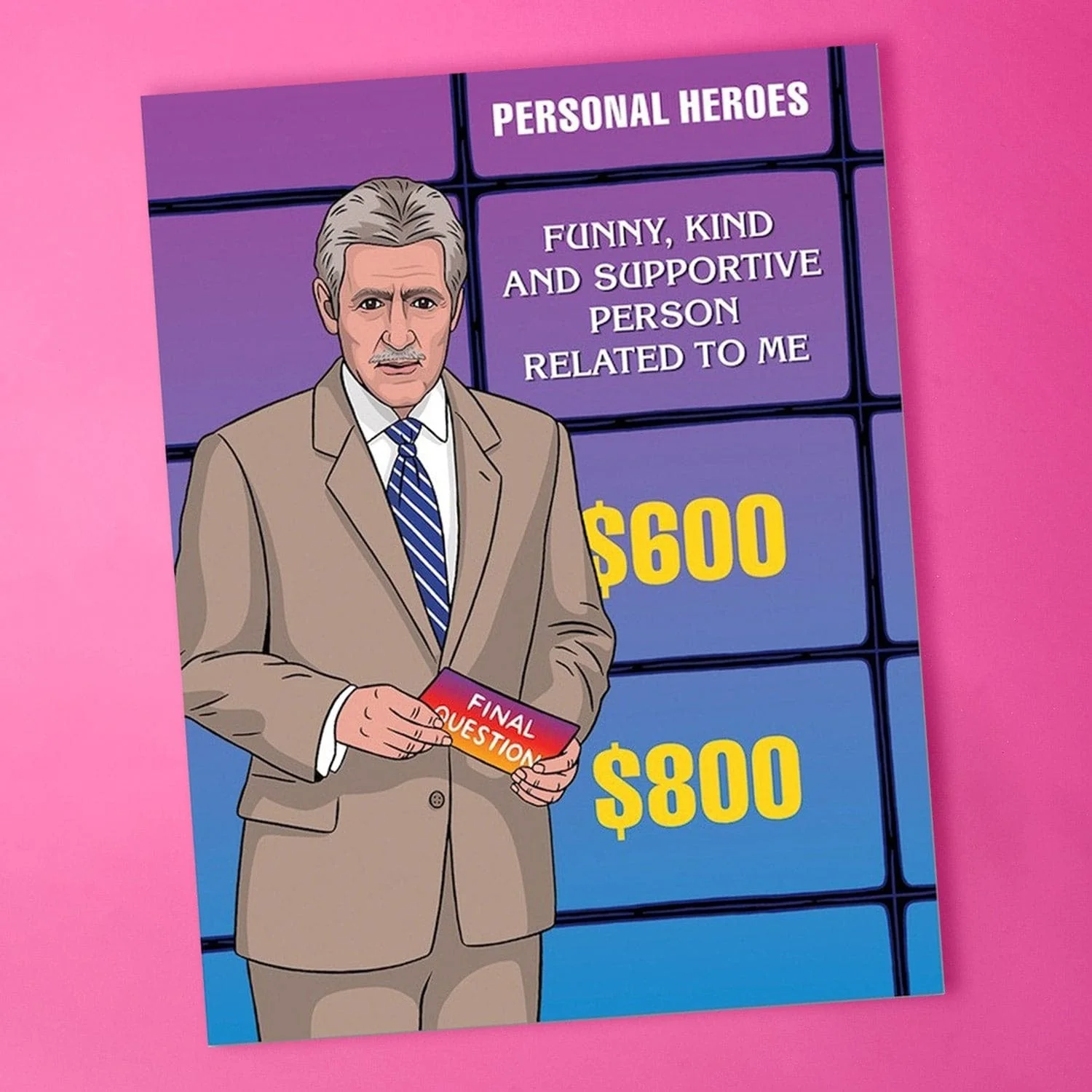 Father's Day Card - Jeopardy Alex Trebek