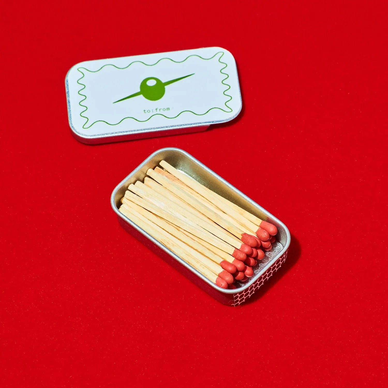 Tin Matchbox - Olive - Image 3