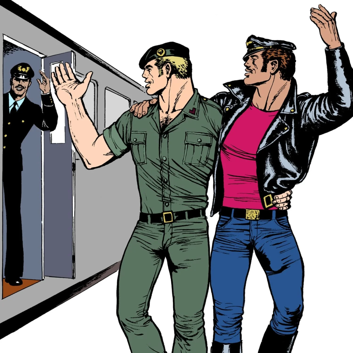 Tom of Finland Adult Coloring Book - Image 2
