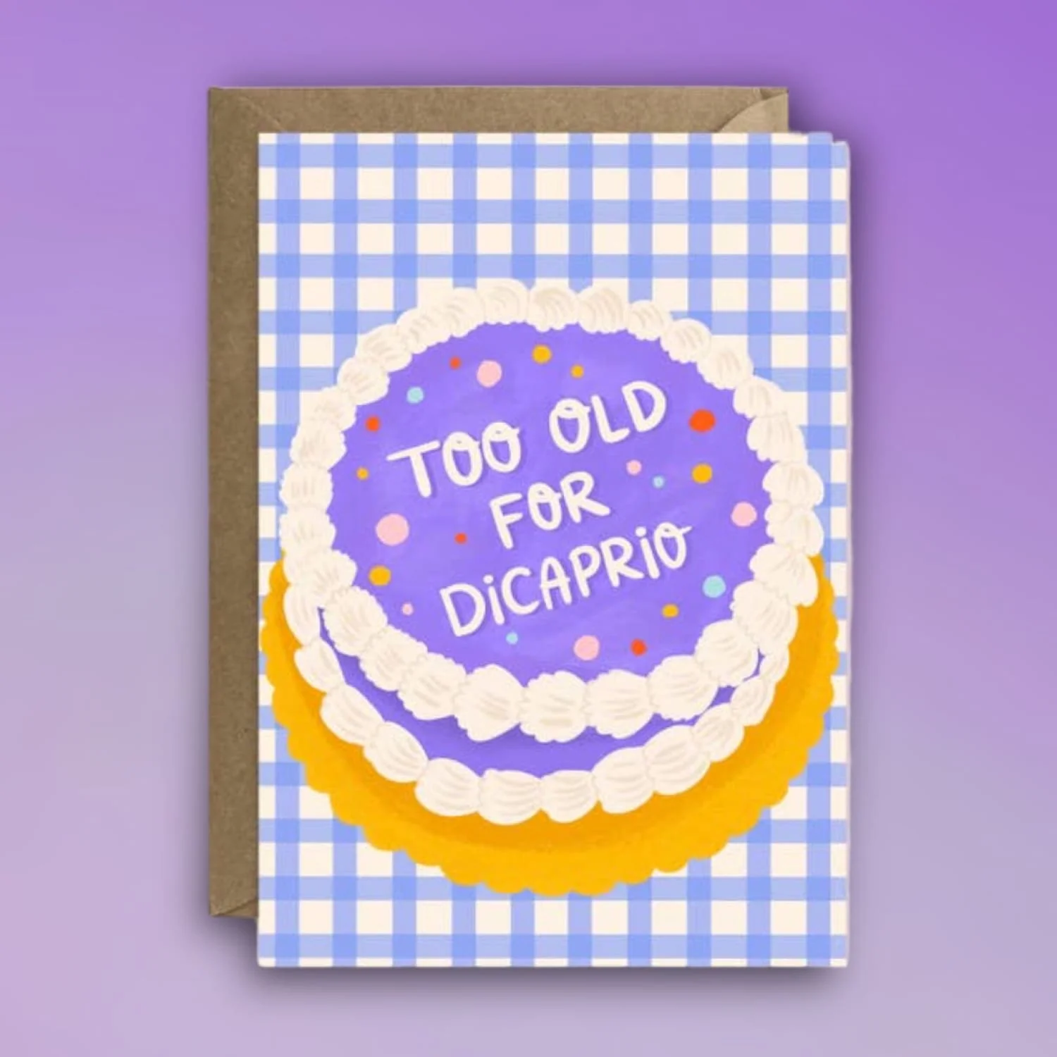 Too Old for DiCaprio Birthday Card
