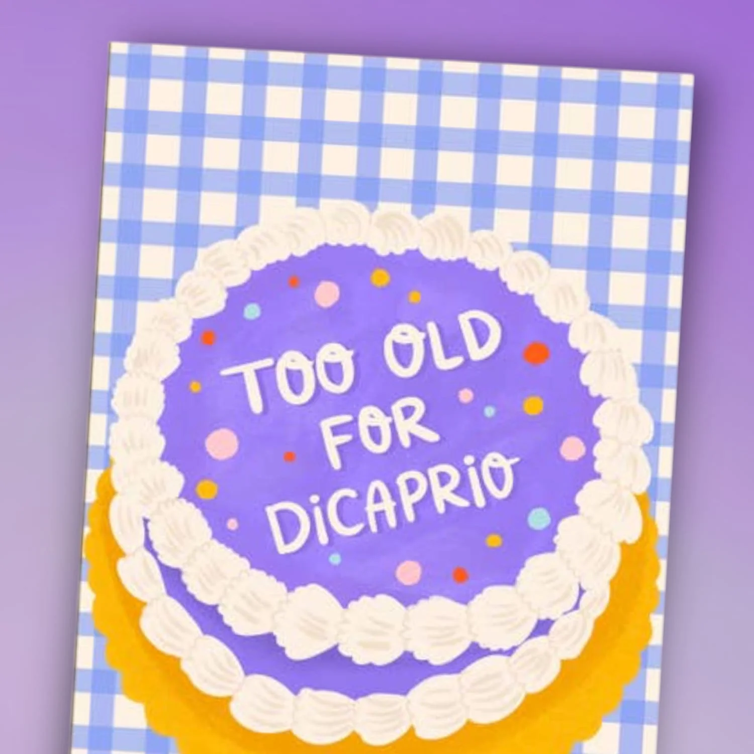 Too Old for DiCaprio Birthday Card - Image 2