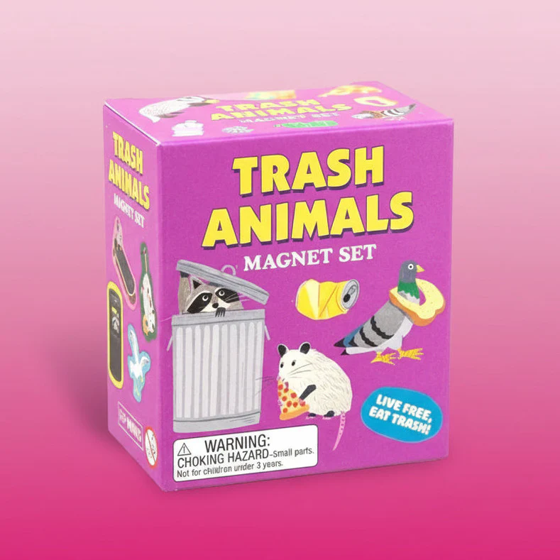 Trash Animals Magnet Set