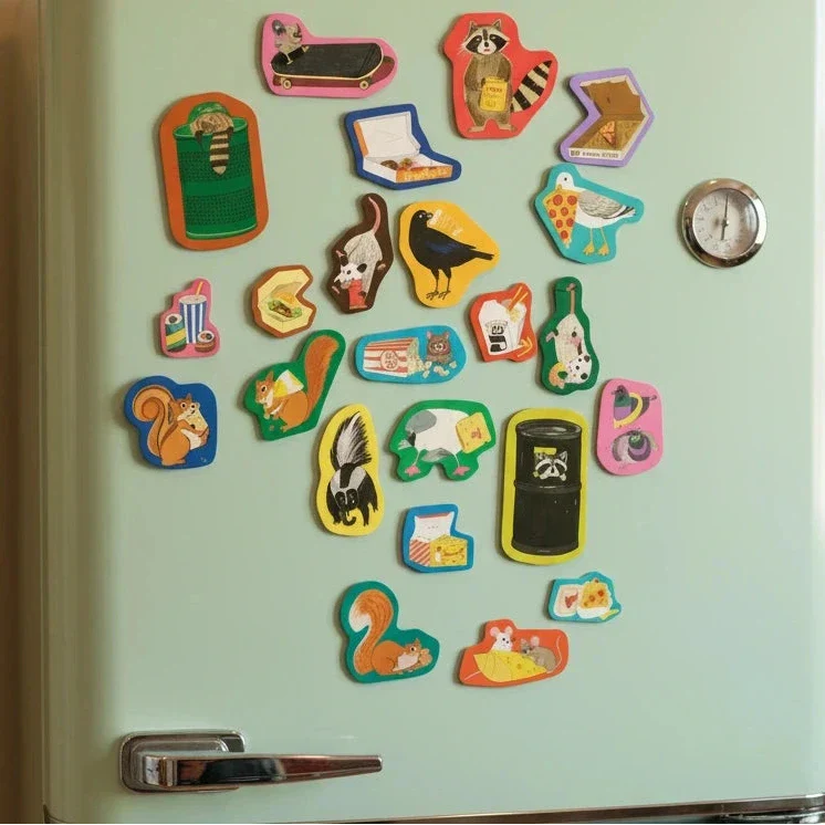 Trash Animals Magnet Set - Image 2