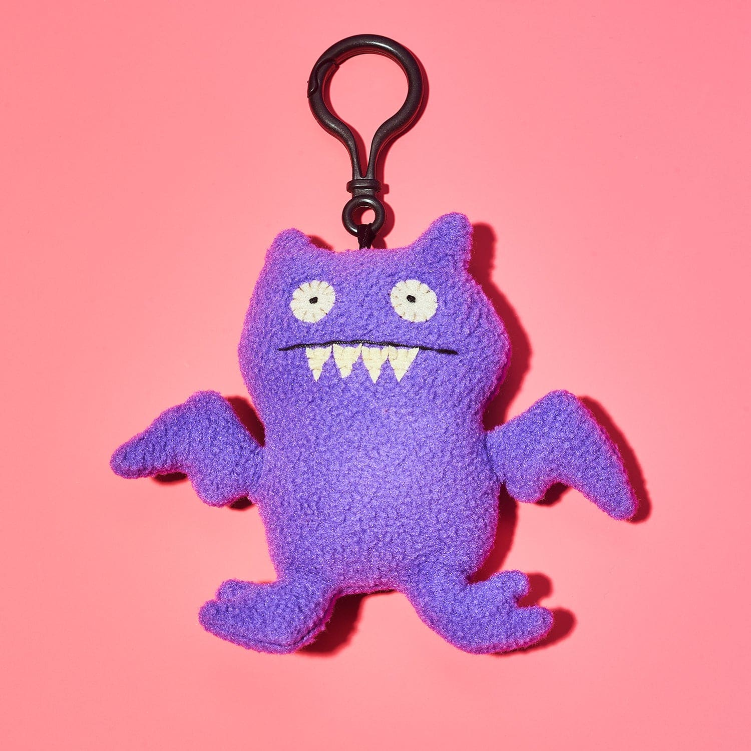 UglyDolls Plush Keychain Clip - Ice Bat Purple - Image 2