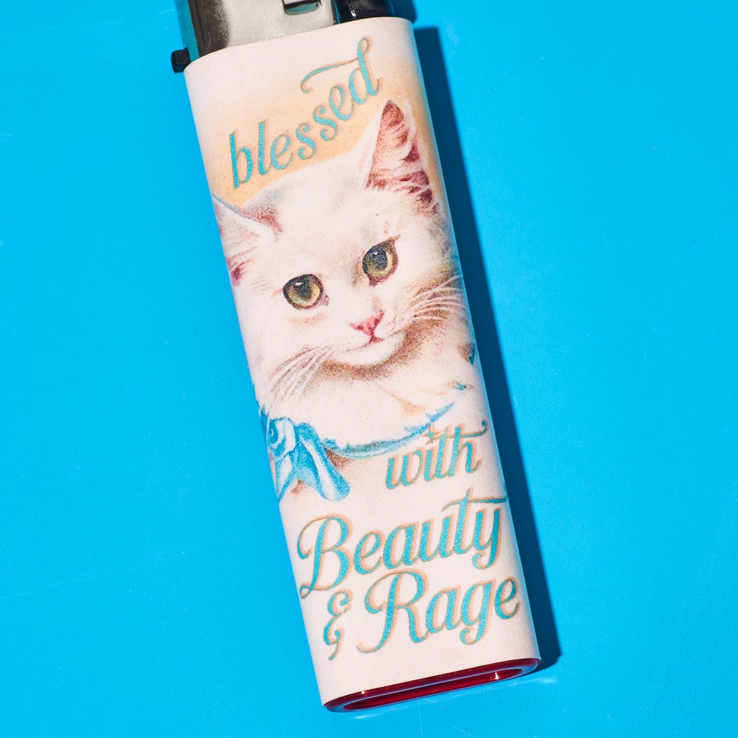Blessed with Beauty & Rage Cat Lighter - Image 2