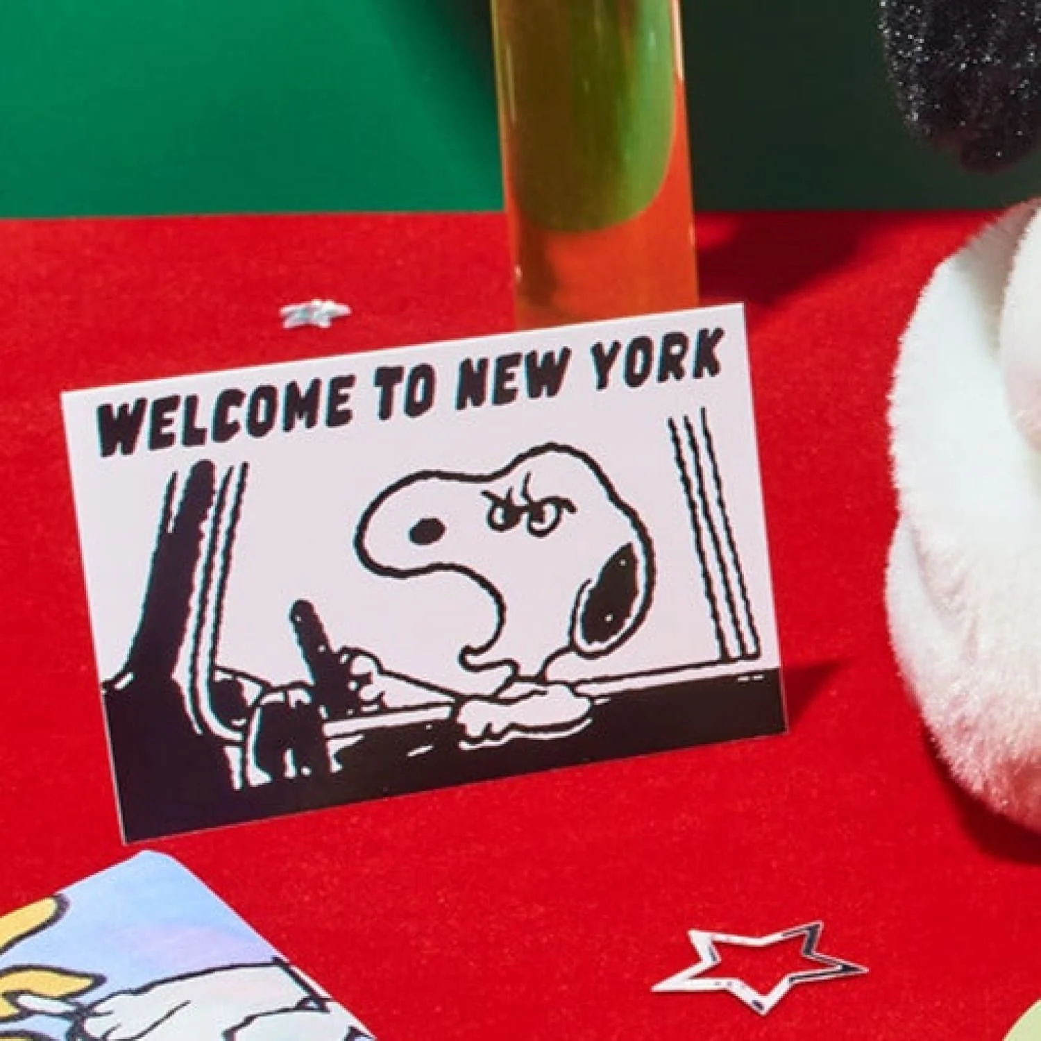 Welcome To New York from Snoopy Sticker