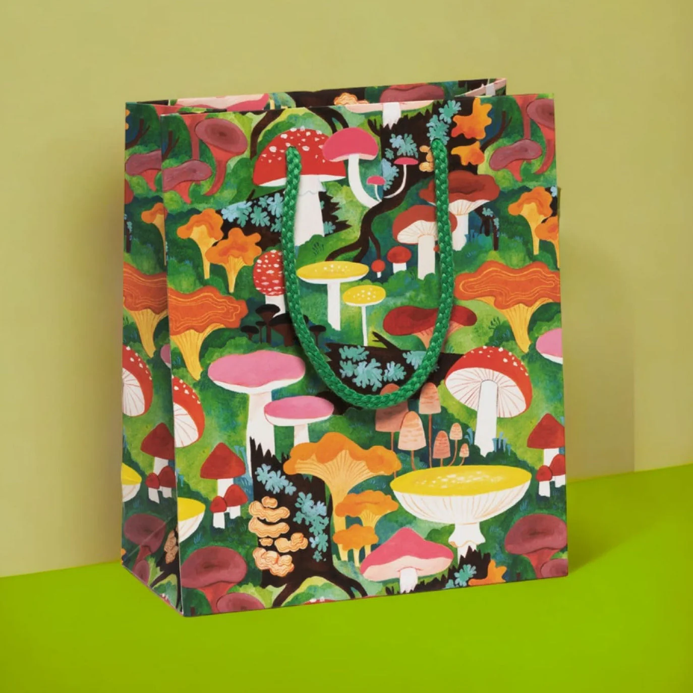 Woodland Mushrooms Gift Bag 9.5"