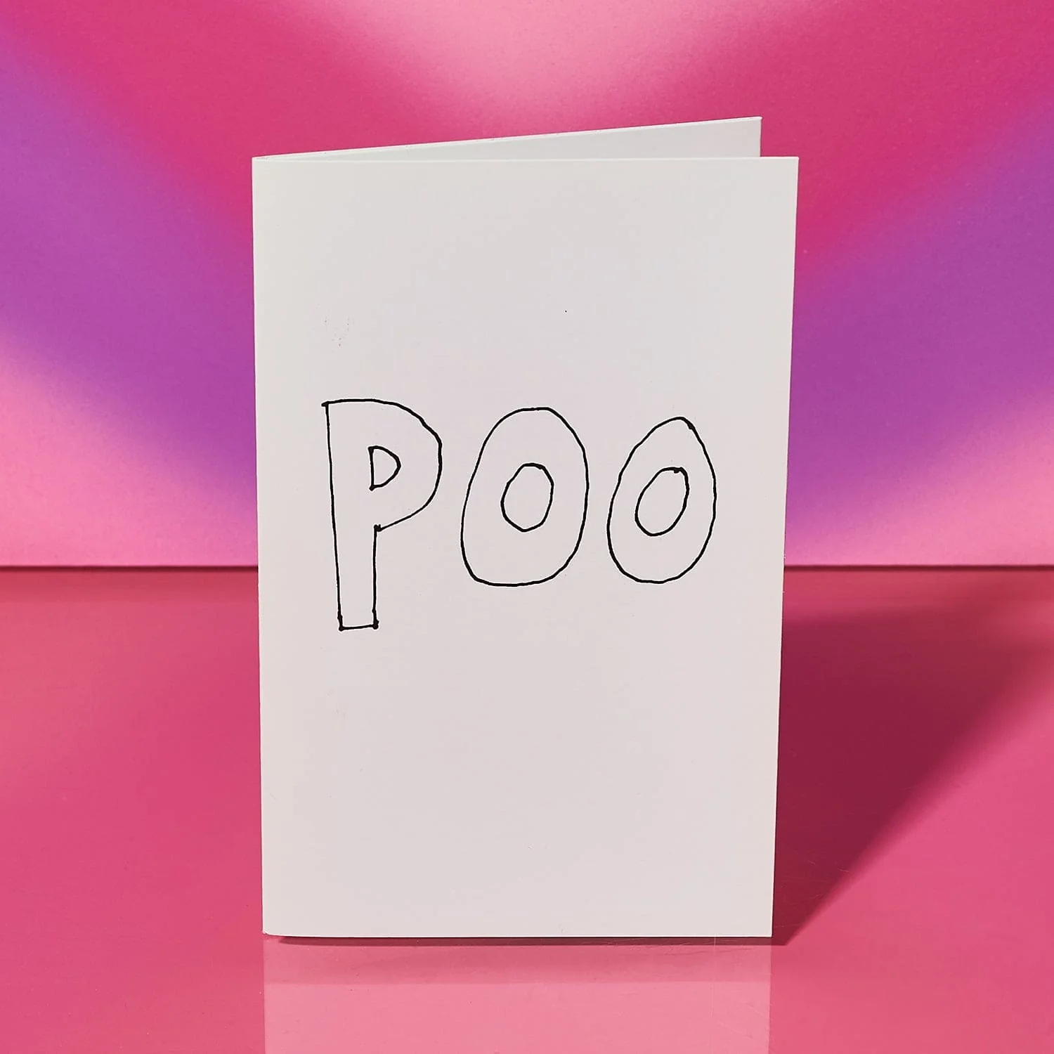Lady Goes Poo Pop Up Greeting Card - Image 4